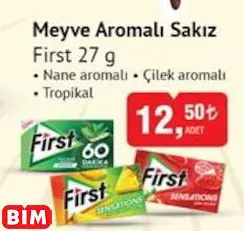 FİRST MEYVE AROMALI SAKIZ